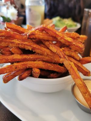 Yam fries at Naked Cafe in Kelowna