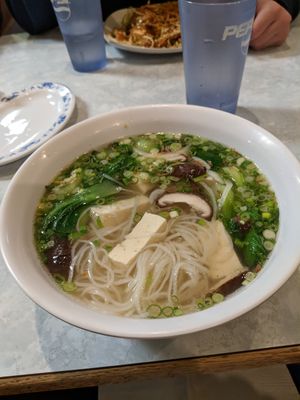 Vegetarian pho at KH Pho and Grill in Corvallis