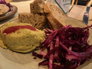 Lemon Hummus   at The Waiting Room in Stockton-on-tees