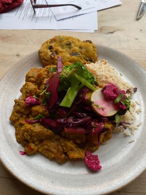 Parsnip korma at The Waiting Room in Stockton-on-tees