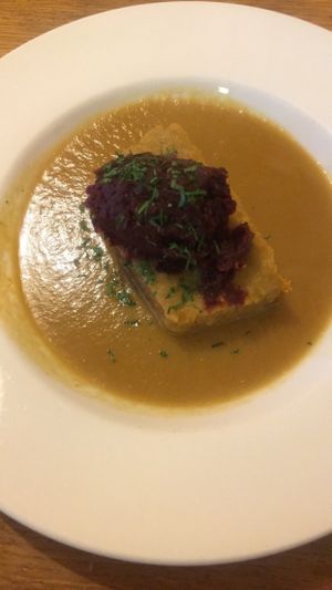 Vegetable and Apple loaf with beetroot at The Waiting Room in Stockton-on-tees