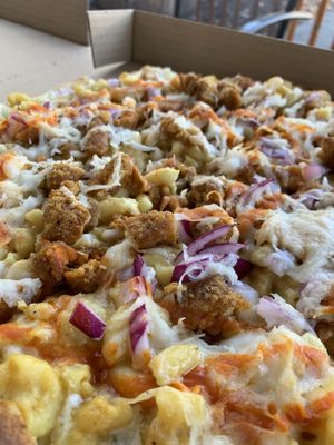 Hot Mess Pizza at Allie's Vegan Pizzeria and Cafe in Spokane