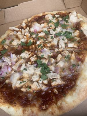 BBQ chickn at Allie's Vegan Pizzeria and Cafe in Spokane