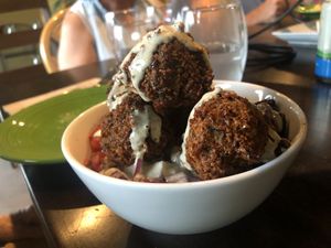Falafel Bowl at Allie's Vegan Pizzeria and Cafe in Spokane