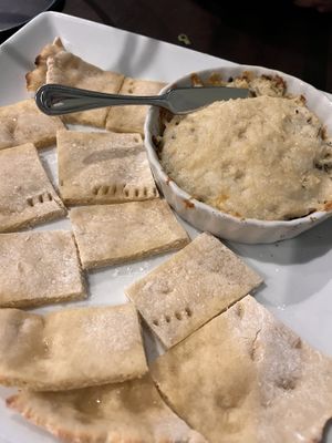 GF artichoke dip  at Allie's Vegan Pizzeria and Cafe in Spokane