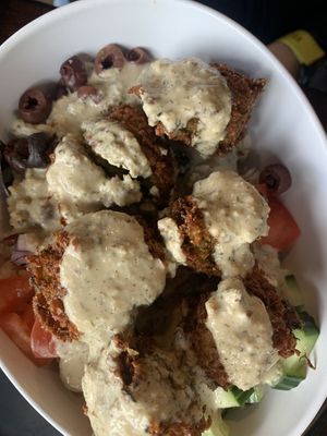 Falafel Bowl  at Allie's Vegan Pizzeria and Cafe in Spokane