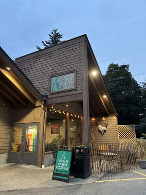outside   at Allie's Vegan Pizzeria and Cafe in Spokane