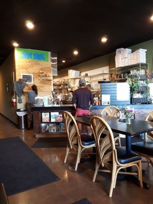 Inside at Allie's Vegan Pizzeria and Cafe in Spokane