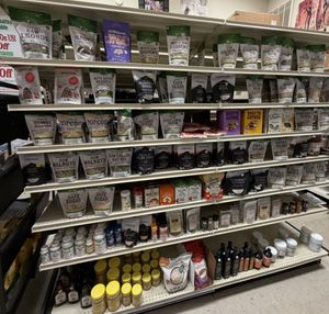 nuts, seeds, + powders!  at African Naturals in St Louis