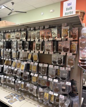 bulk herbs!  at African Naturals in St Louis