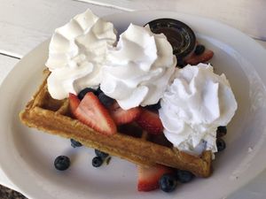   at Tia B's La Waffleria in Albuquerque