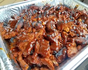 "Ribs" at Good Karma Vegan Catering in Atlanta