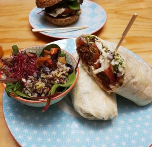 Falafel wrap at Greenway in Antwerpen