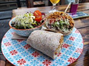 Kebab roll at Greenway in Antwerpen