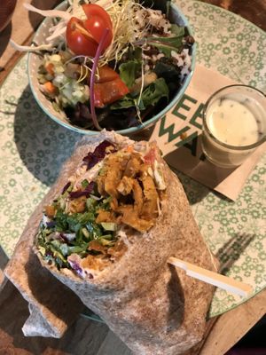wrap with kebap  at Greenway in Antwerpen