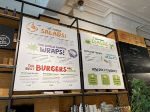 Menu  at Greenway in Antwerpen