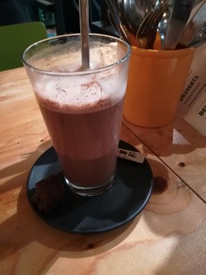 Hot chocolate at Greenway in Antwerpen