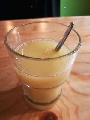 Pineapple ginger juice at Greenway in Antwerpen