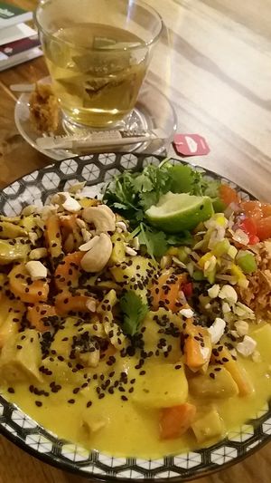 Delicious yellow curry  *_____* at Greenway in Antwerpen