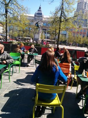 the terras at Greenway in Antwerpen