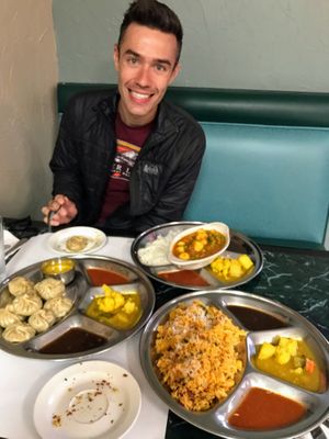 Momo, mutter, and biryani at Namaste Nepal Restaurant in Grand Junction