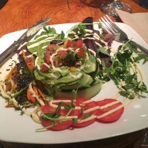 hambúrguer  at Indigo Age Cafe in Vancouver