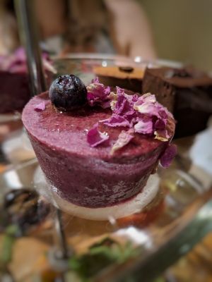 Dessert at Indigo Age Cafe in Vancouver