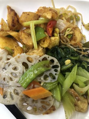 Fried potatoes were amazing!  at Wen Xing SuShi in Guangzhou