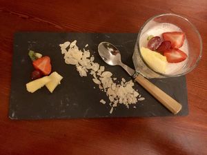 Panna Cotta at Hortus in The Hague