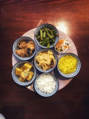Indonesian Platter at Hortus in The Hague