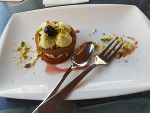 'Tiramisu'. Wouldn't recommend it. at Hortus in The Hague