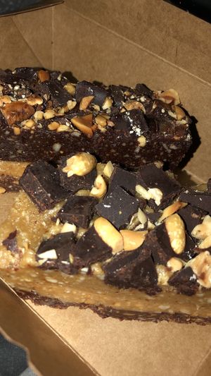 Snickers slice and Nutella slice  at Argo on the Parade in Adelaide