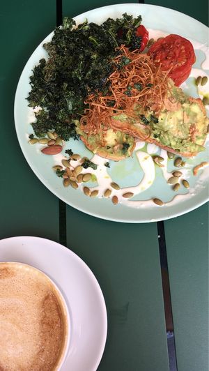 Jo’s Vegan Smash + Ginger Nut Latte at Argo on the Parade in Adelaide