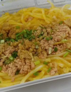vegetarian pancit palabok  at Good Food Vegetarian in Quezon City