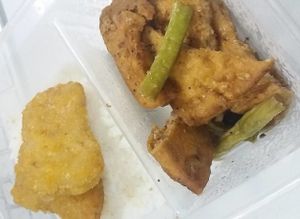 veggie nuggets and vegetarian dish  at Good Food Vegetarian in Quezon City