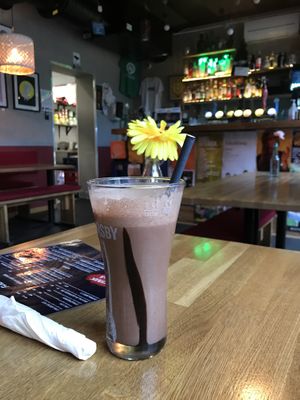 Choco shake at The Vegan Bar in Malmo