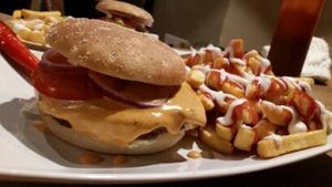 Chili Burger (not sure of Swedish name) at The Vegan Bar in Malmo