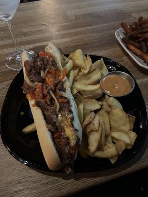 Vegan Cheesesteak  at The Vegan Bar in Malmo