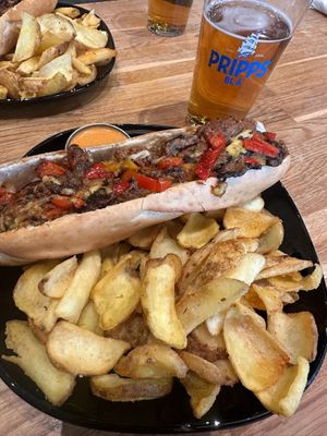 Philly Cheese Steak Sandwich  at The Vegan Bar in Malmo