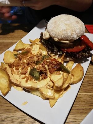 Texan fries at The Vegan Bar in Malmo