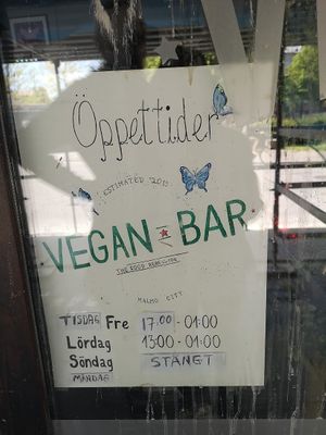 Under quarantine (Photo taken 31 maj 2020).
 at The Vegan Bar in Malmo