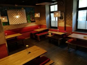 Room inside at The Vegan Bar in Malmo