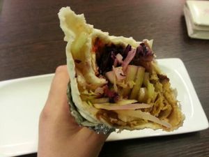 vegan Dürüm at Grenz-Kebap in Lindau