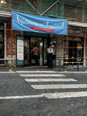 What it looks like from the street June 2023  at Gelateria dell Angeletto in Rome