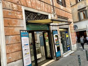 store front at Gelateria dell Angeletto in Rome