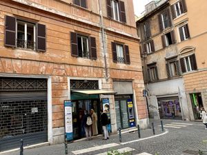 outside at Gelateria dell Angeletto in Rome