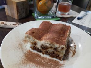 Veg. Tiramisu at V2O Restaurant in Friedrichshafen