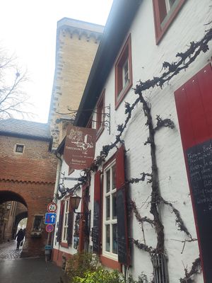 The restaurant at Torschenke in Zons