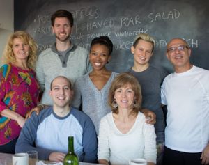 Brunch group Dec 2014 at The Nourishing Vegan in Los Angeles
