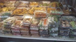A lot of takeaway options. at Veg Food Stall in Bangkok